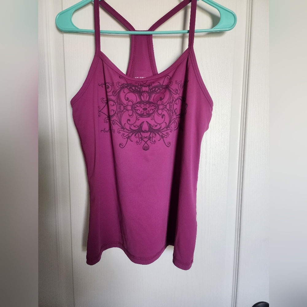 Take Gear Purple Yoga tank top